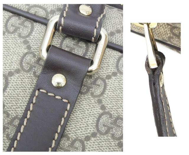 グッチ GUCCI ビジネスバッグ GGスプリーム チョコブラウン 【中古】(69737)_13
