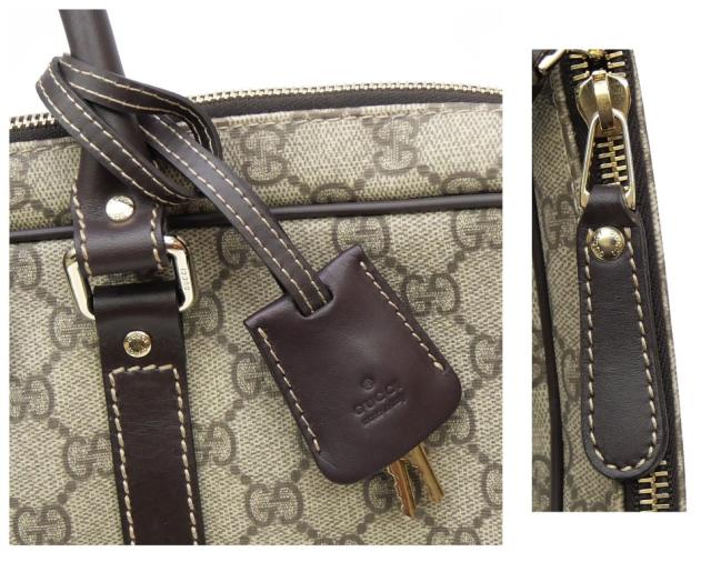 グッチ GUCCI ビジネスバッグ GGスプリーム チョコブラウン 【中古】(69737)_5