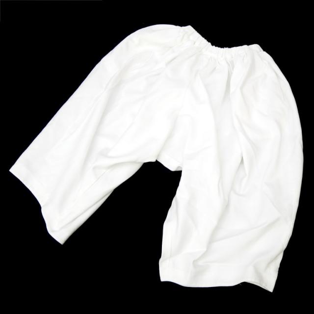 コムデギャルソン COMME des GARCONS サルエルパンツ XS AD2024 白 ポリエステル 【中古】(69753)
