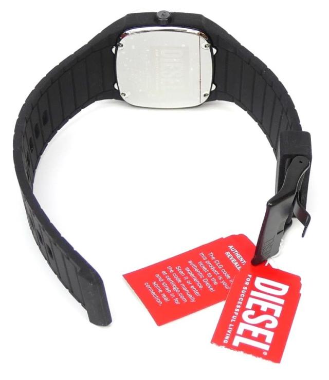 ディーゼル DIESEL メンズウォッチ 腕時計 クリフハンガー 黒ラバーバンド DZ2166(69975)_3