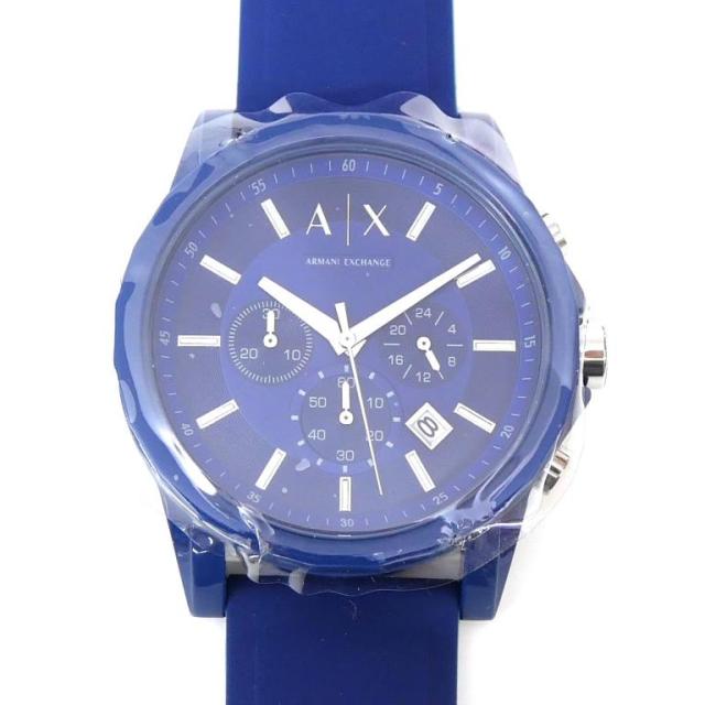 アルマーニ エクスチェンジ ARMANI EXCHANGE メンズウォッチ 腕時計 クロノグラフ クオーツ シリコンベルト AX1327 ネイビー(69976) 8,591円