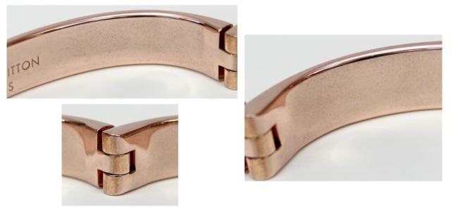 ルイ・ヴィトン LOUISVUITTON カフナノグラム ブレスレット バングル M00253 ピンク 【中古】(70022)_10