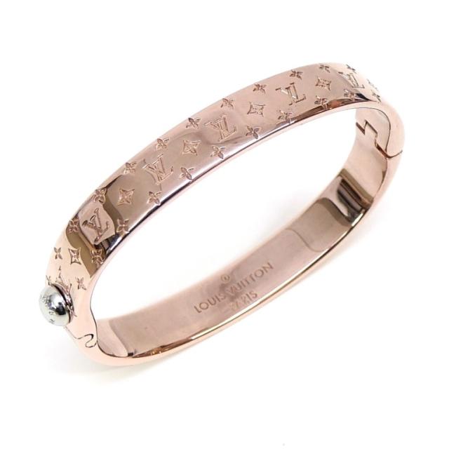 ルイ・ヴィトン LOUISVUITTON カフナノグラム ブレスレット バングル M00253 ピンク 【中古】(70022)_1