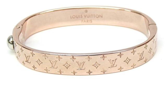 ルイ・ヴィトン LOUISVUITTON カフナノグラム ブレスレット バングル M00253 ピンク 【中古】(70022)_3
