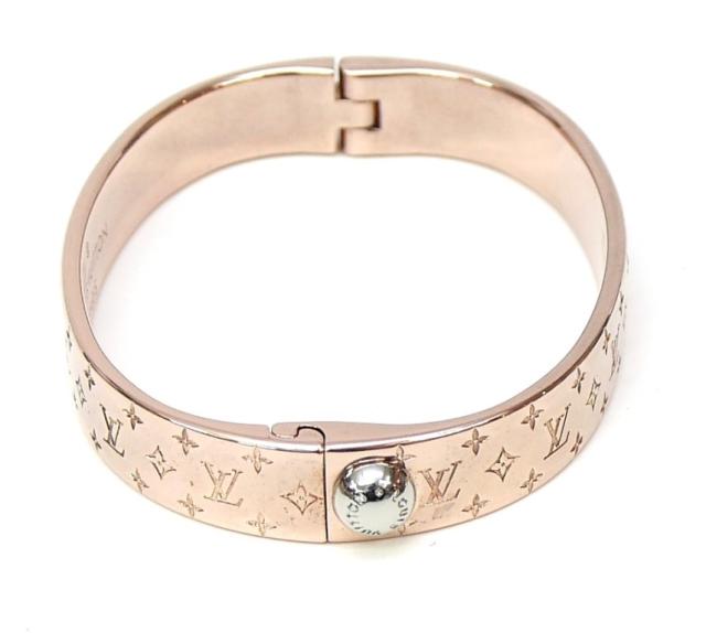 ルイ・ヴィトン LOUISVUITTON カフナノグラム ブレスレット バングル M00253 ピンク 【中古】(70022)_5