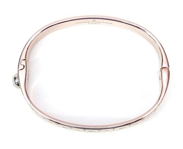 ルイ・ヴィトン LOUISVUITTON カフナノグラム ブレスレット バングル M00253 ピンク 【中古】(70022)_7