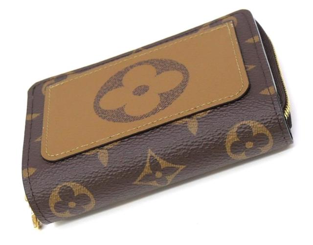 ルイ・ヴィトン LOUISVUITTON 二つ折り財布 ポルトフォイユ･ルー M81461 モノグラム･リバース 【中古】(70027)_2