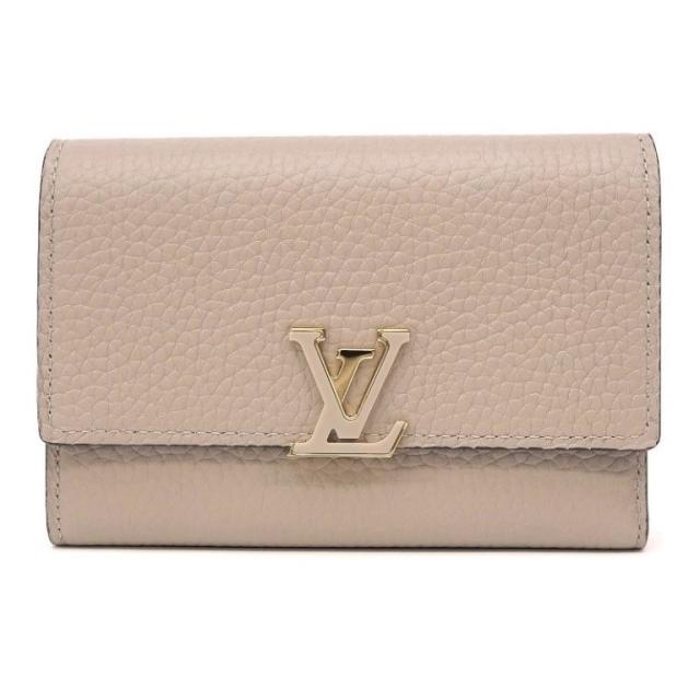 ルイ・ヴィトン LOUISVUITTON 三つ折り財布 ポルトフォイユ･カプシーヌ コンパクト M62159 ガレ 【中古】(70028)