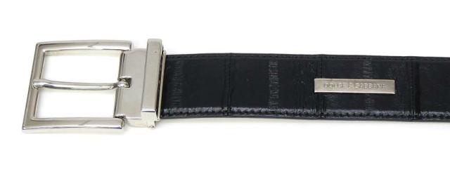 ドルチェ＆ガッバーナ Dolce&Gabbana レザーベルト 90cm 黒 【中古】(70301)_3