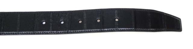 ドルチェ＆ガッバーナ Dolce&Gabbana レザーベルト 90cm 黒 【中古】(70301)_5