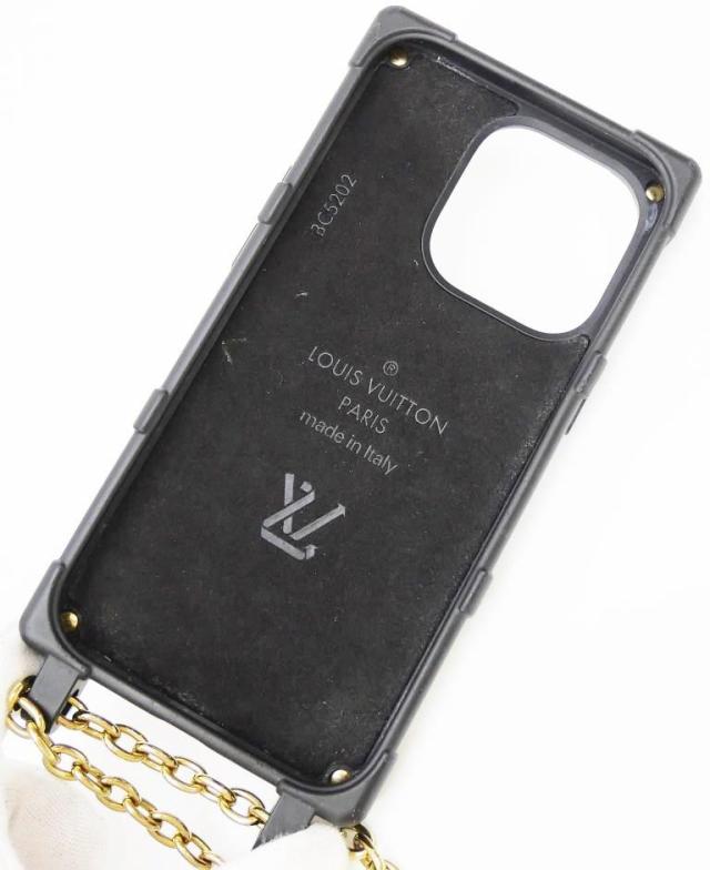 ルイ・ヴィトン LOUISVUITTON リ･トランク iPHONE 14 PRO M81997 黒 【中古】(70579)_10