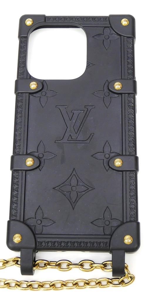 ルイ・ヴィトン LOUISVUITTON リ･トランク iPHONE 14 PRO M81997 黒 【中古】(70579)_1