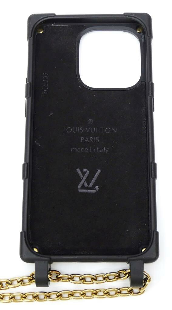 ルイ・ヴィトン LOUISVUITTON リ･トランク iPHONE 14 PRO M81997 黒 【中古】(70579)_2