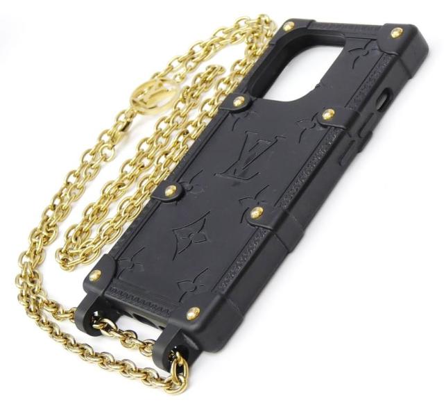 ルイ・ヴィトン LOUISVUITTON リ･トランク iPHONE 14 PRO M81997 黒 【中古】(70579)_3