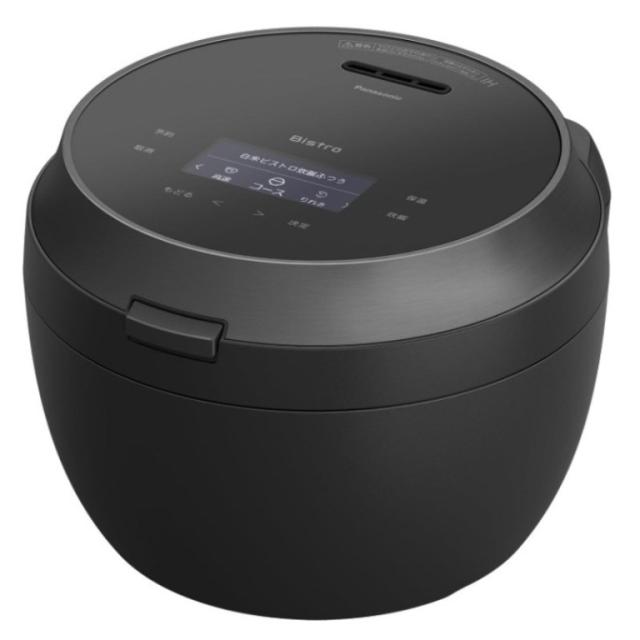 パナソニック Panasonic 可変圧力IHジャー炊飯器 5.5合炊き ビストロ Bistro SR-X910D-K ブラック(70621)