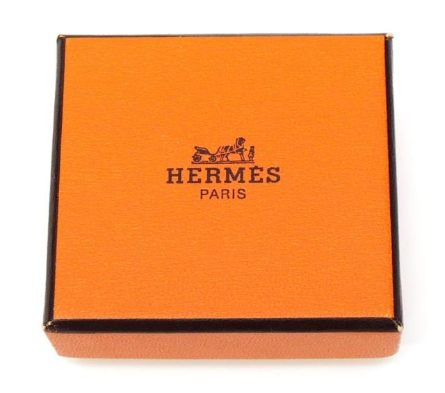 エルメス HERMES スカーフリング ケリー カデナ 黒×ゴールド 【中古】(70646)_15