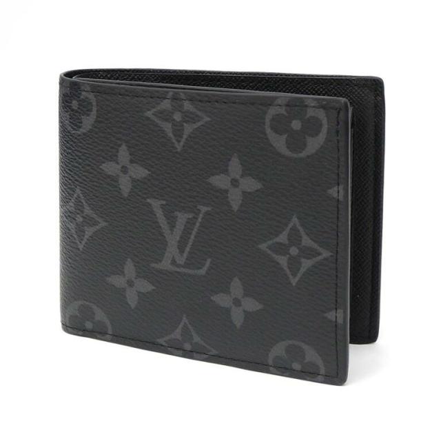 ルイ・ヴィトン LOUISVUITTON 二つ折り財布 ポルトフォイユ・マルコ NM M62545 モノグラム・エクリプス 【中古】(70767)