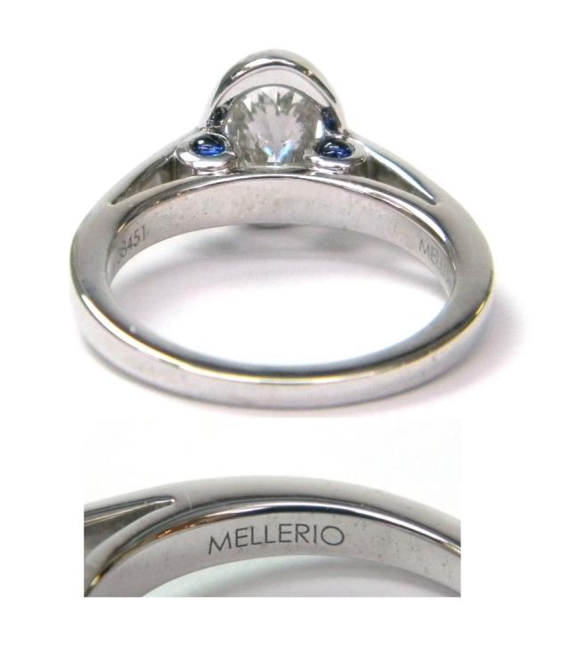 メレリオ ディ メレー Mellerioditsmeller ダイヤサファイア指輪 D1 05ct 0 25ct S0 18ct 9 K18wg 中古 の通販はau Pay マーケット 堀田商事質店