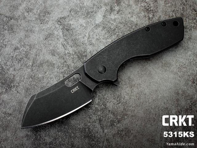CRKT 5315KS ピラー・ラージ ブラックステンレス 折りたたみナイフ PILAR LARGE Frame Lock Folding EDC Pocket Knife