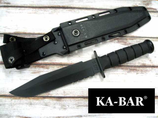 ○○ ケーバー 1271 ファイター ハンティングナイフ ブラック コンビ刃 KA-BAR 【日本正規品】 その他