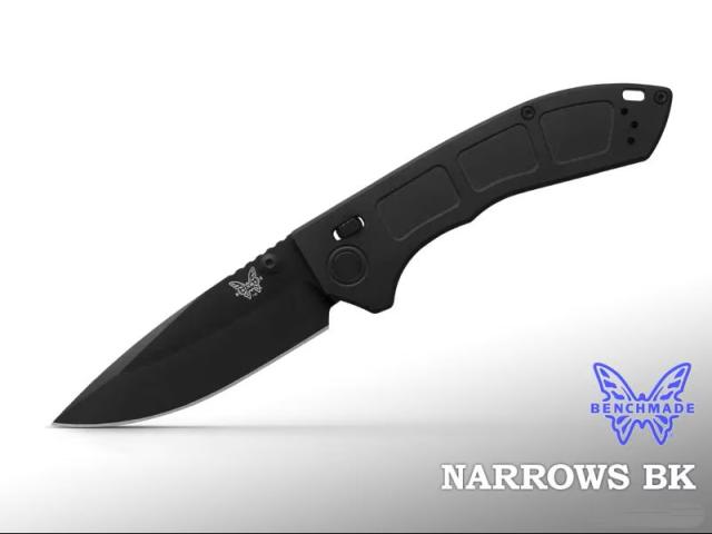 ベンチメイド 748BK-01 ナローズ ブラック 折りたたみナイフ BENCHMADE NARROWS BLACK