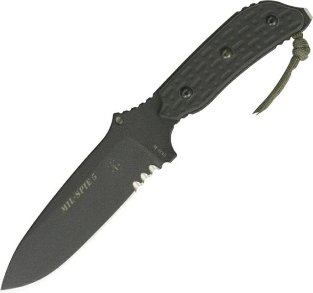 トップス TPMIL05 SPIE 5  タクティカルナイフ 1095高炭素鋼/ブラックマイカルタ ハンドル ナイフ TOPS