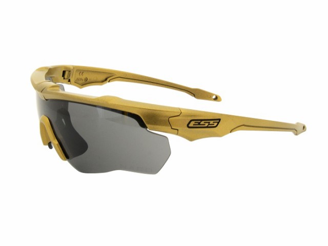 【在庫処分】ESS クロスブレード Crossblade NARO セラコート ゴールド/スモークグレーレンズ サングラス 9034-108【日本正規品】の通販は