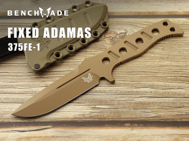 ベンチメイド 375FE-1 フィクスド アダマス アース シースナイフ ,BENCHMADE Fixed Adamas Flat earth coating【日本正規品】