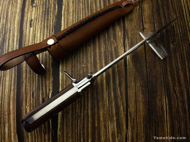 マセリン ロールアップヒルト ウッド 折りたたみナイフ 179/OP Maserin HUNTING KNIFE