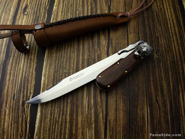 マセリン ロールアップヒルト ウッド 折りたたみナイフ 179/OP Maserin HUNTING KNIFE