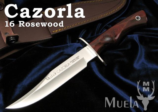 ムエラ CAZ-16R カゾーラ 160mm /ローズウッドハンドル ボウイナイフ ,Muela