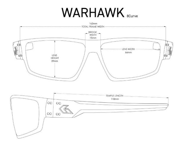 ゲイターズ GZ-15-010 OPz偏光 ウォーホーク ブラックアウト スモークグレー サングラス WARHAWK【GATORZ 正規販売店】_8