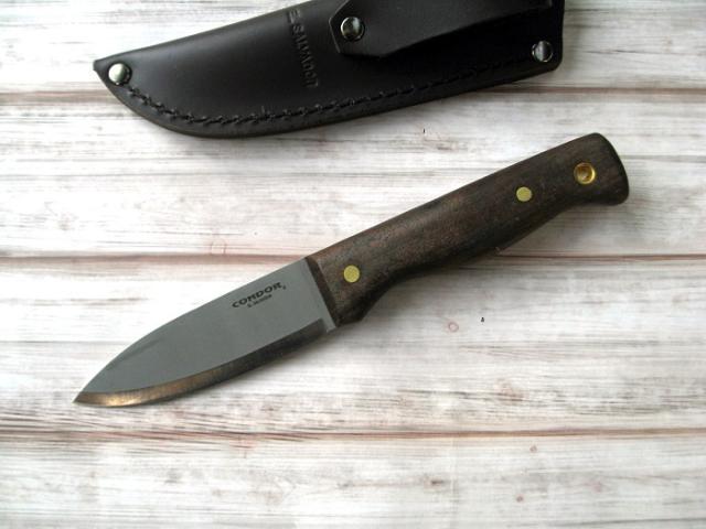 ●● コンドル/ツール&ナイフ ブッシュロア 4. 3インチ 1075カーボン ウォールナット CONDOR Bushlore【日本正規品】