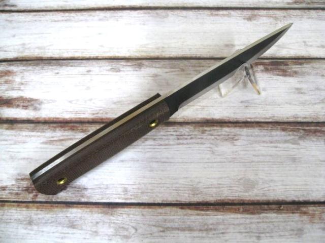 ザパス BiWi 12 BW12-M-BR X50CrMov15 鋼 マイカルタ ハンドル シースナイフ  ZA-PAS Knife_4