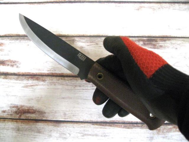 ザパス BiWi 12 BW12-M-BR X50CrMov15 鋼 マイカルタ ハンドル シースナイフ  ZA-PAS Knife_5