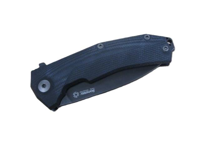 ライオンスチール KUR-BBK 折り畳み ナイフ  スレイプナー鋼 ブラック ハンドル,lionSTEEL Sheath knife_5