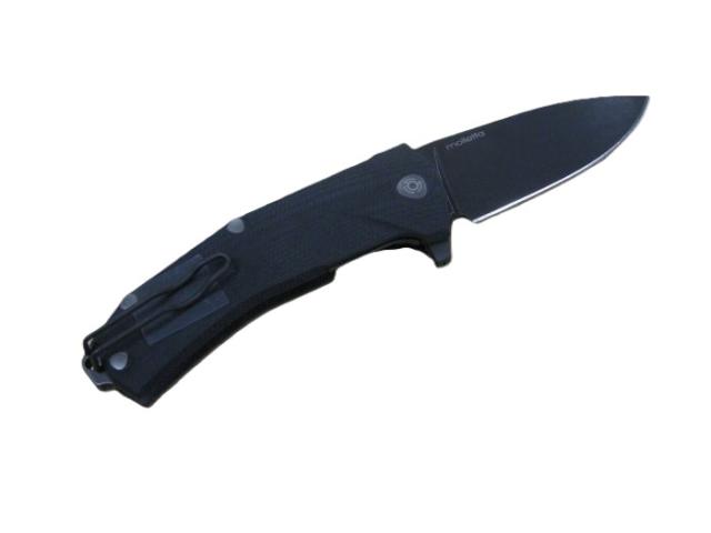 ライオンスチール KUR-BBK 折り畳み ナイフ  スレイプナー鋼 ブラック ハンドル,lionSTEEL Sheath knife_3
