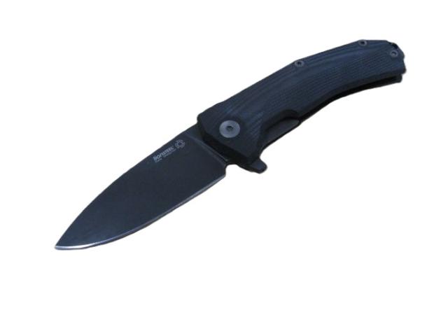 ライオンスチール KUR-BBK 折り畳み ナイフ  スレイプナー鋼 ブラック ハンドル,lionSTEEL Sheath knife_2