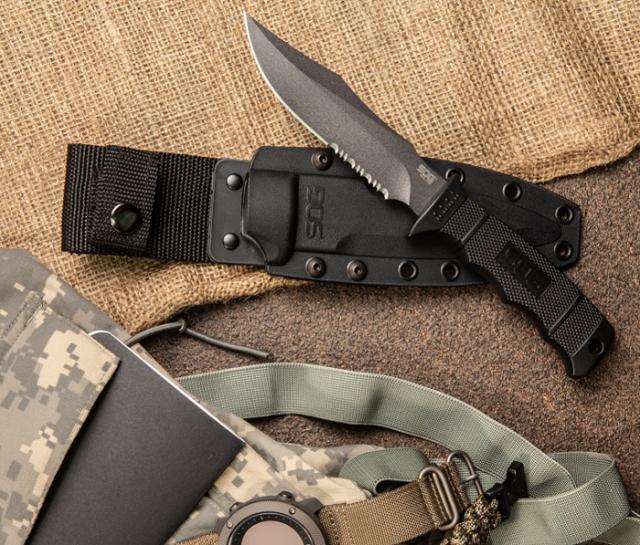 ●● ソグ SOG SEAL PUP M37K コンバット ナイフ カイデックスシース仕様_10