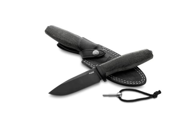 ライオンスチール アチャ ナイフ M390 ブラックバーラップ ハンドルlionSTEEL Sheath knife Acha