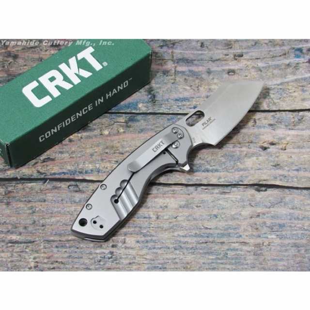 ○○ CRKT 5315 ピラー・ラージ ステンレス 折り畳みナイフ,コロンビア ...