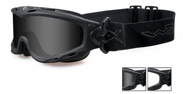 ワイリーエックスWILEY X スピアー 防弾ゴーグル 耐熱・対衝撃 極厚レンズ BK フレーム日本正規品 ○○ 新型 ワイリーエックス⁄スピアー SPEAR TYPE29-3ND