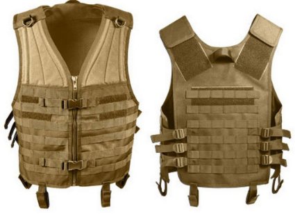 ●● ロスコ 5405 コヨーテタン タクティカルギア MOLLE  モジュラー ベスト  ROTHCO【日本正規品】