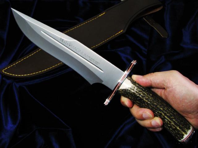 ムエラ MAGNUM-23.TO マグナム 230mm /スタッグハンドル ボウイナイフ ,Muela_3