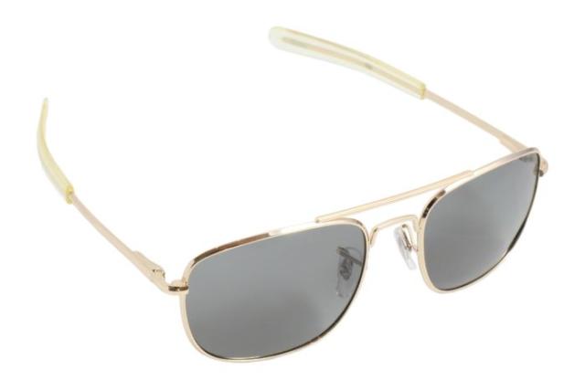ハンビー パイロット 偏光 サングラス 52mm バヨネット グレーレンズ ゴールドフレーム ,HUMVEE  Pilot Sunglasses【送料無料】の通販は 5,544円