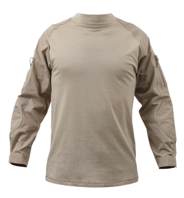 ●● ロスコ 90030 【Sサイズ】デザートサンド NYCO FR 難熱性 コンバットシャツ ロングスリーブ 長袖   ROTHCO【日本正規品】【送料無料】の通販は 5,502円