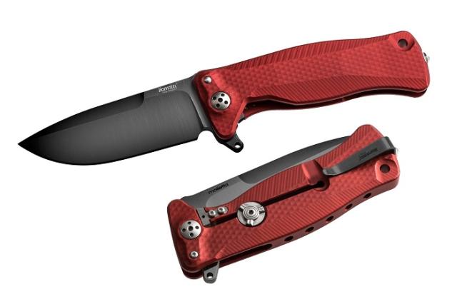 ●● ライオンスチール SR11A-RB EDC 折り畳みナイフ スレイプナー鋼/レッドアルミニウム ハンドル,lionSTEEL knife_6