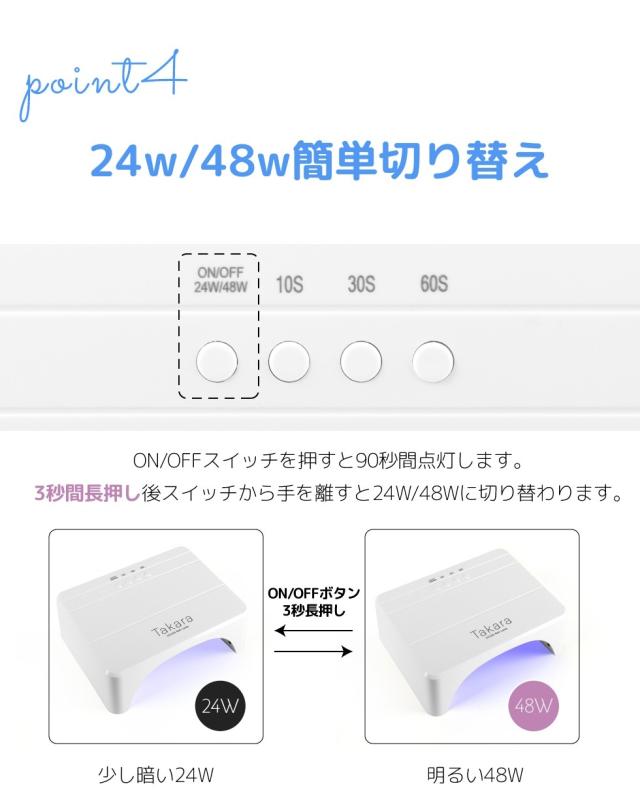 【lianlian様】UV/LED ネイルライト 24W/48W【新品・未開封】 lianlian様】UV/LED ネイルライト 24W/48W【新品・未開封】