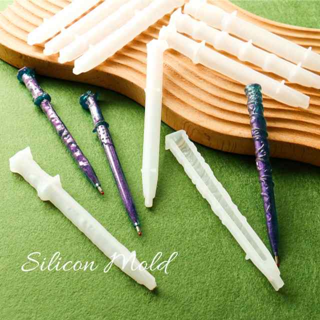 シリコンモールド 魔法の杖 ボールペン 10種 ボールペン芯2本付き