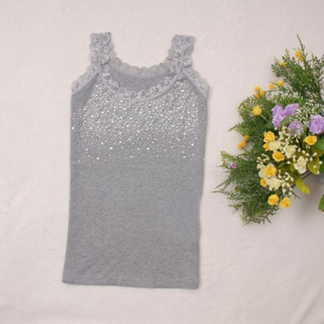 送料無料キャミソール レース付き ホットフィックス ショート丈 インナーシャツ 15春夏服 女性 レディースファッション コットの通販はau Pay マーケット 新勢